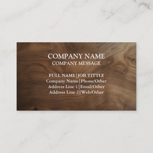 Carte De Visite Professional Builder Carpenter Tools Woodworking (Dos)