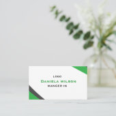 Carte De Visite Professional business card (Debout devant)