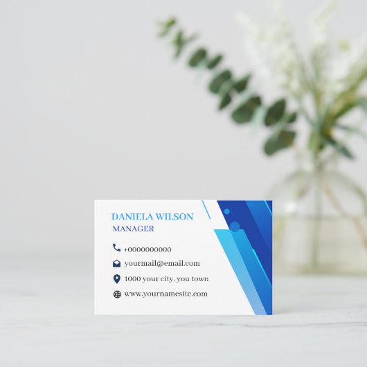 Carte De Visite Professional business card (Debout devant)