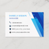 Carte De Visite Professional business card (Devant)