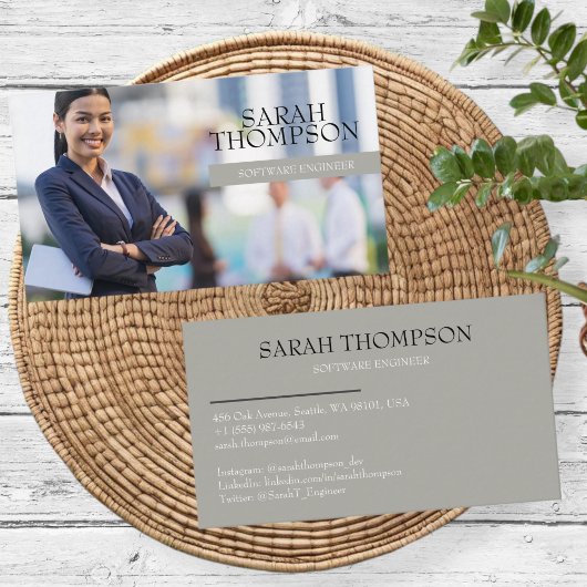 Carte De Visite Professional business cards, editable template