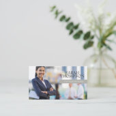 Carte De Visite Professional business cards, editable template (Debout devant)