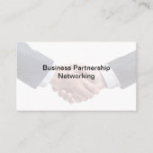 Carte De Visite Professional Business Networking Consultant (Devant)