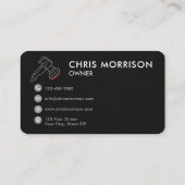 Carte De Visite Professional Car Wash Detailing Service (Dos)