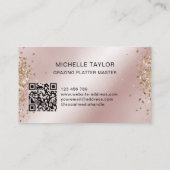 Carte De Visite Professional Charcuterie Catering Grazing Board  (Dos)