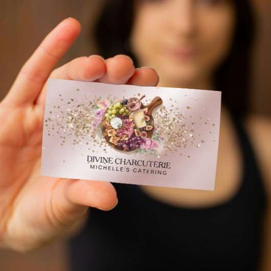 Carte De Visite Professional Charcuterie Catering Grazing Board 