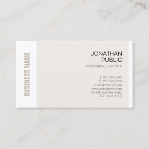 Carte De Visite Professional Chic Design Stylish Company Luxe