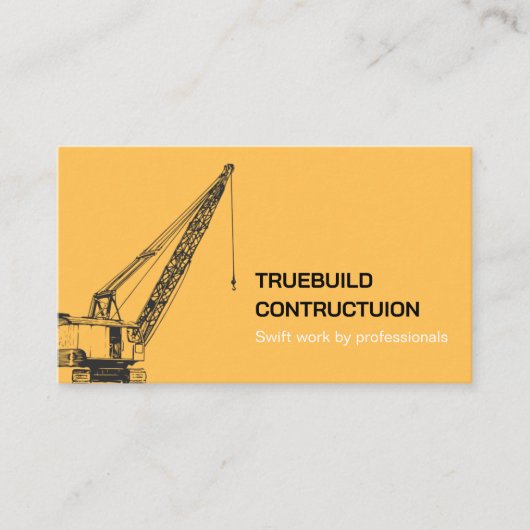 Carte De Visite Professional Construction & Mechanical Engineer (Devant)