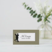 Carte De Visite Professional Dance Studio, Instructeur Business (Debout devant)