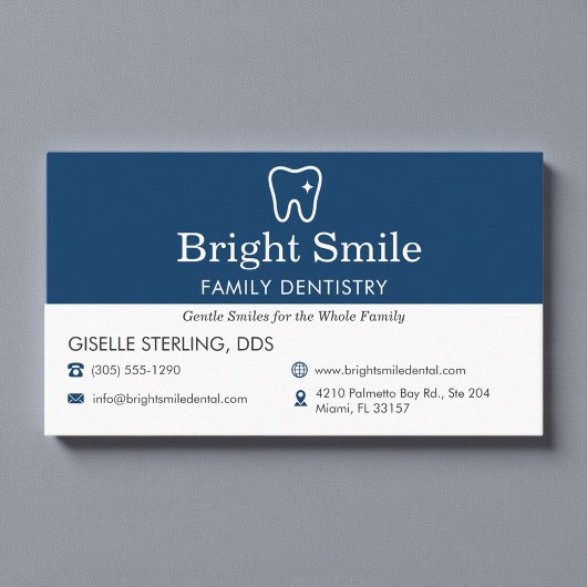 Carte De Visite Professional Dental Office Dentistry