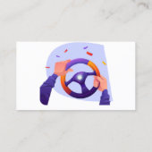 Carte De Visite Professional Driving School Instructors  (Dos)