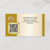 Carte De Visite Professional Equine Photo (Dos)