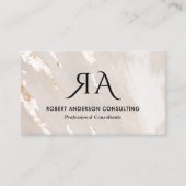 Carte De Visite Professional Gold Foil QR Code & Social Media (Devant)