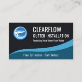 Carte De Visite Professional Gutter Installation Company (Devant)