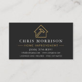 Carte De Visite Professional Home Improvement QR Code (Devant)