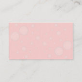 Carte De Visite Professional House Cleaning Pink (Dos)
