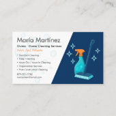 Carte De Visite Professional House Cleaning Service (Devant)