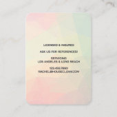 Carte De Visite Professional House Cleaning Service Housekeeping (Dos)