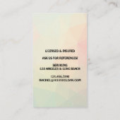 Carte De Visite Professional House Cleaning Service Housekeeping (Dos)