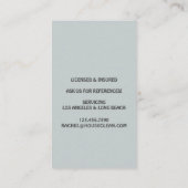 Carte De Visite Professional House Cleaning Service Housekeeping (Dos)