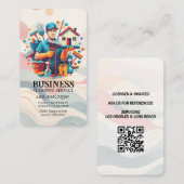 Carte De Visite Professional House Cleaning Service Housekeeping (Devant / Derrière)