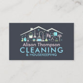 Carte De Visite Professional House Cleaning Services Business Card (Devant)