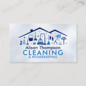 Carte De Visite Professional House Cleaning Services Business Card (Devant)