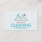 Carte De Visite Professional House Cleaning Services Business Card (Devant)