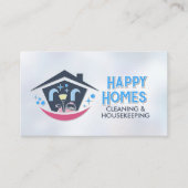 Carte De Visite Professional House Cleaning Services Business Card (Devant)