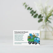 Carte De Visite Professional Junk Removal & Hauling Services (Debout devant)