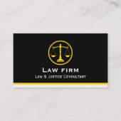 Carte De Visite Professional Law & Justice Business Card (Devant)