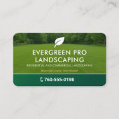 Carte De Visite Professional Lawn Care Landscaping (Devant)