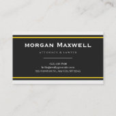 Carte De Visite Professional Lawyer Business Card | Attorney (Dos)