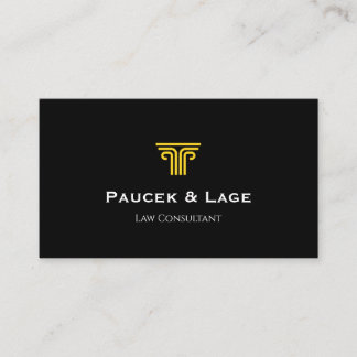 Carte De Visite Professional Lawyer Business Card | Attorney 