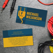 Carte De Visite Professional Licensed Electrician Electrical Work