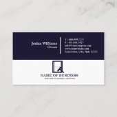 Carte De Visite Professional Logo Window Cleaning Service (Dos)