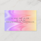 Carte De Visite Professional Lotus Ombre Holographic (Dos)