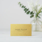 Carte De Visite Professional metallic look (Debout devant)