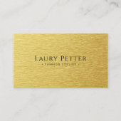 Carte De Visite Professional metallic look (Devant)