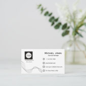 Carte De Visite professional Minimalist business custom card (Debout devant)
