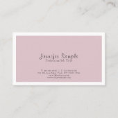 Carte De Visite Professional Modern Classy Design simple (Devant)