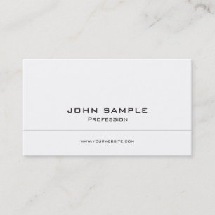 Carte De Visite Professional Modern Creative Black White Company