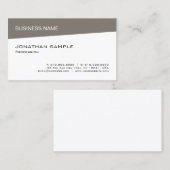 Carte De Visite Professional Modern Elegant Design Company (Devant / Derrière)
