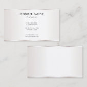 Carte De Visite Professional  Modern Elegant Minimalist Template (Devant / Derrière)