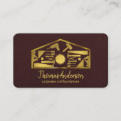 Carte De Visite Professional Modern Home Repair Handyman (Devant)