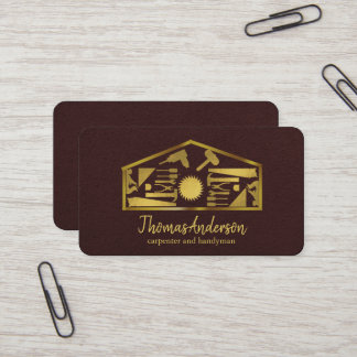 Carte De Visite Professional Modern Home Repair Handyman
