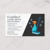 Carte De Visite Professional Modern Luxury Cleaning (Devant)