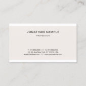 Carte De Visite Professional Modern Minimalist Connect With Us (Dos)