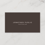Carte De Visite Professional Modern Template Elegant Luxury Colors (Devant)