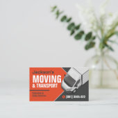 Carte De Visite Professional Moving Services - Relocation (Debout devant)
